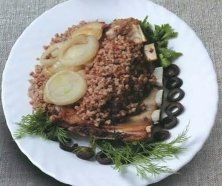 Бараньи ребрышки с гречкой